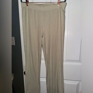urban outfitters ribbed flare pants